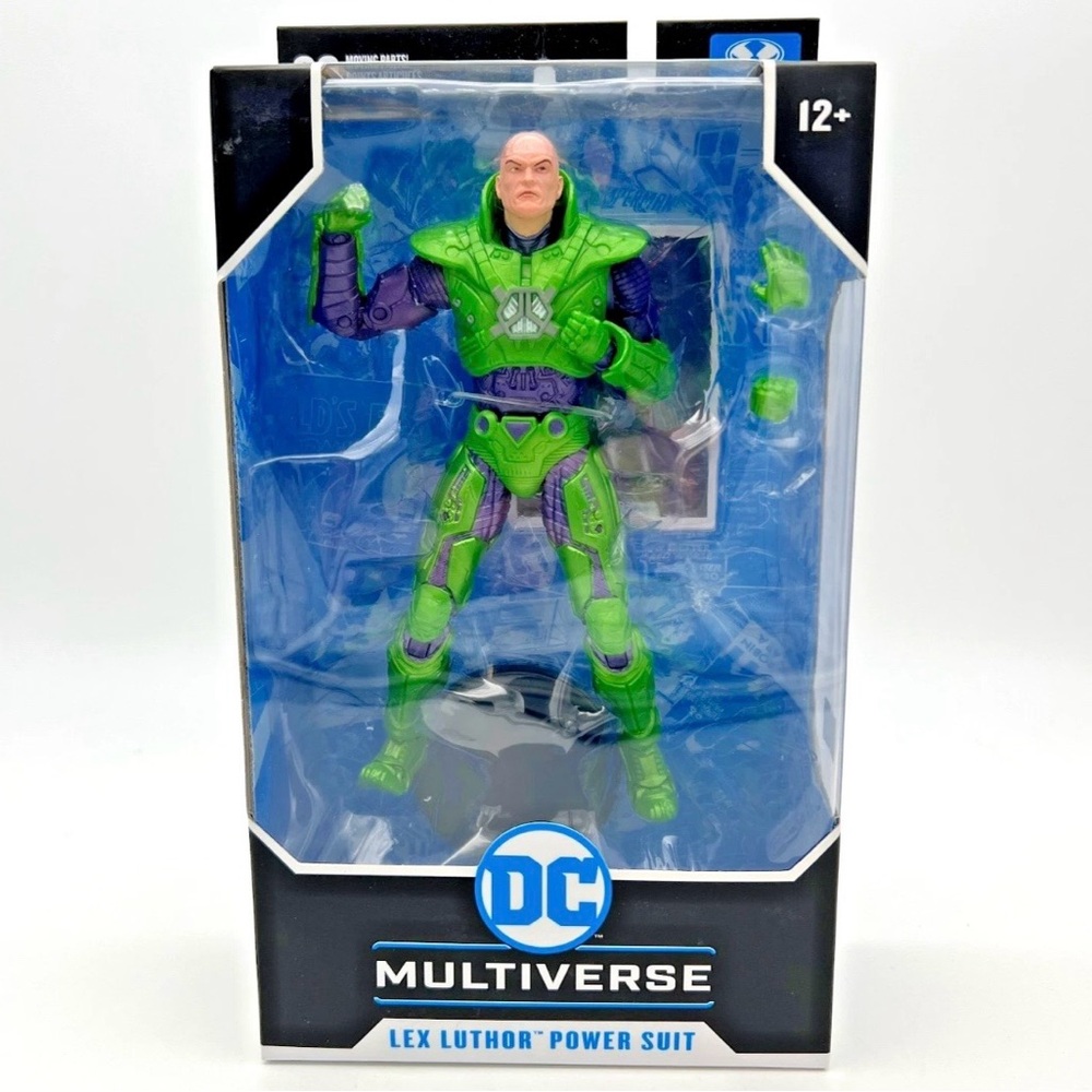 DC Multiverse Lex Luthor Green and Purple Suit Figure